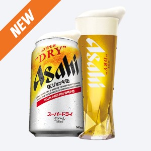 아사히 슈퍼드라이 생맥주 (340ml,캔)